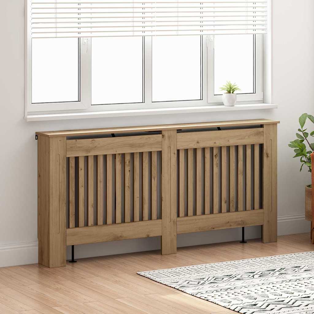 Radiator Cover Artisan Oak 172 x 19 x 81.5 cm Engineered Wood