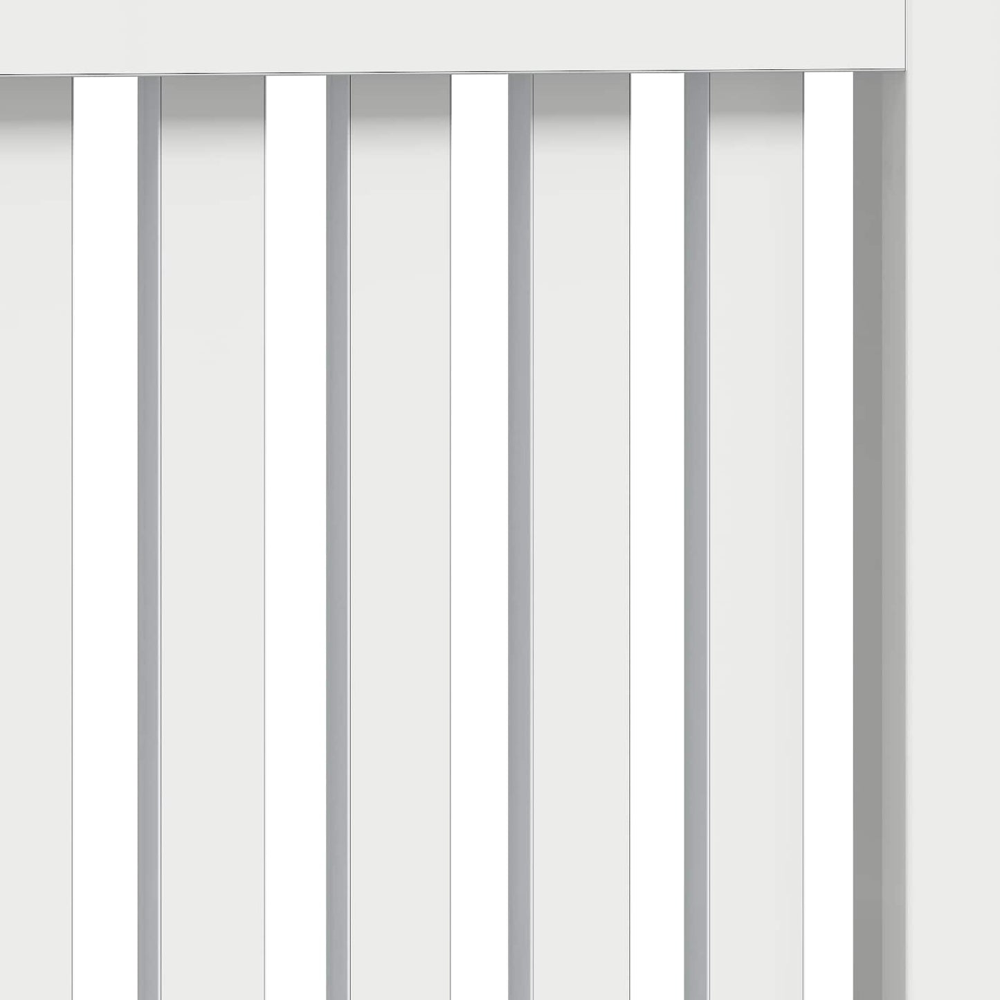 Radiator Cover High Gloss White 152 x 19 x 81.5 cm
