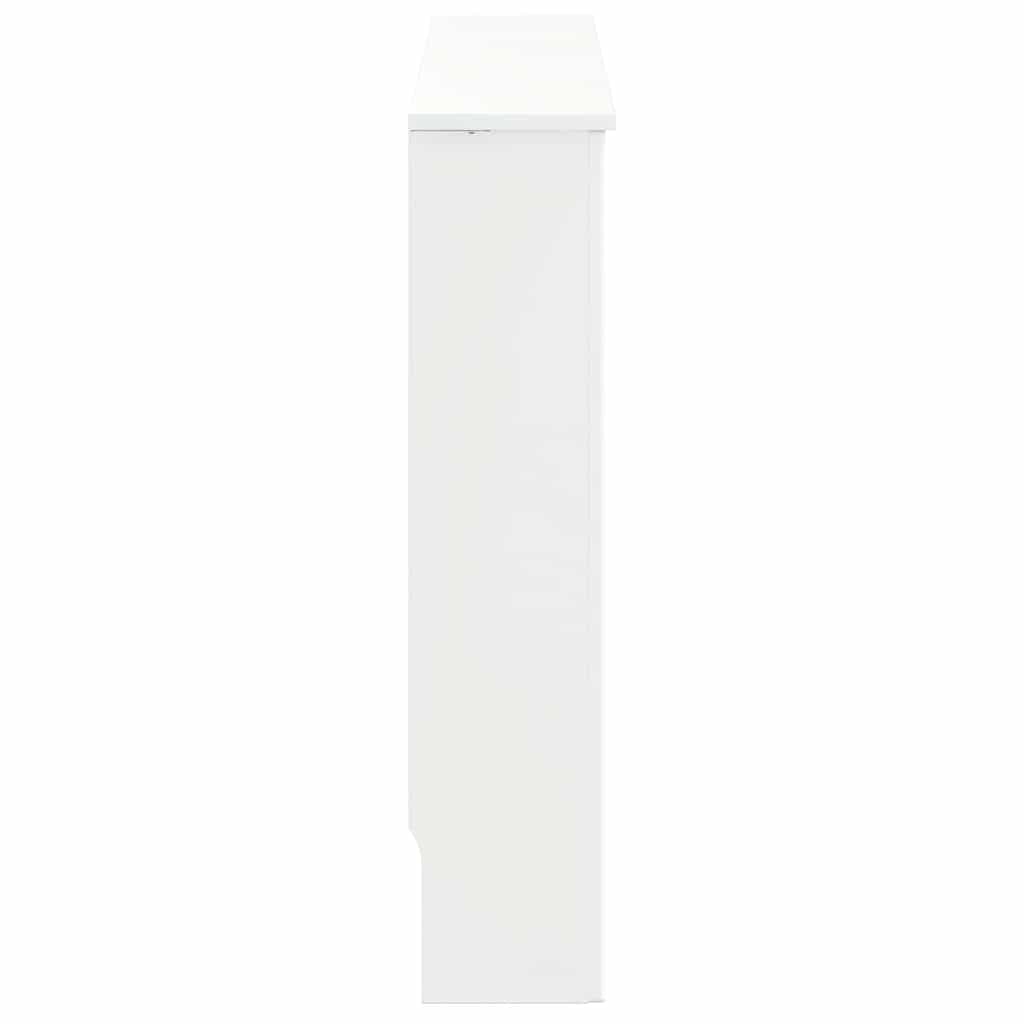 Radiator Cover High Gloss White 152 x 19 x 81.5 cm