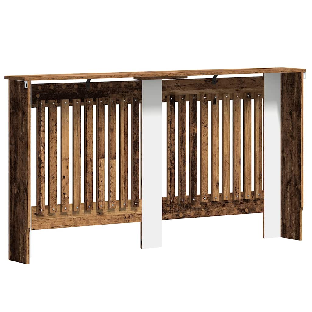 Radiator Cover Old Wood 152 x 19 x 81.5 cm Engineered Wood