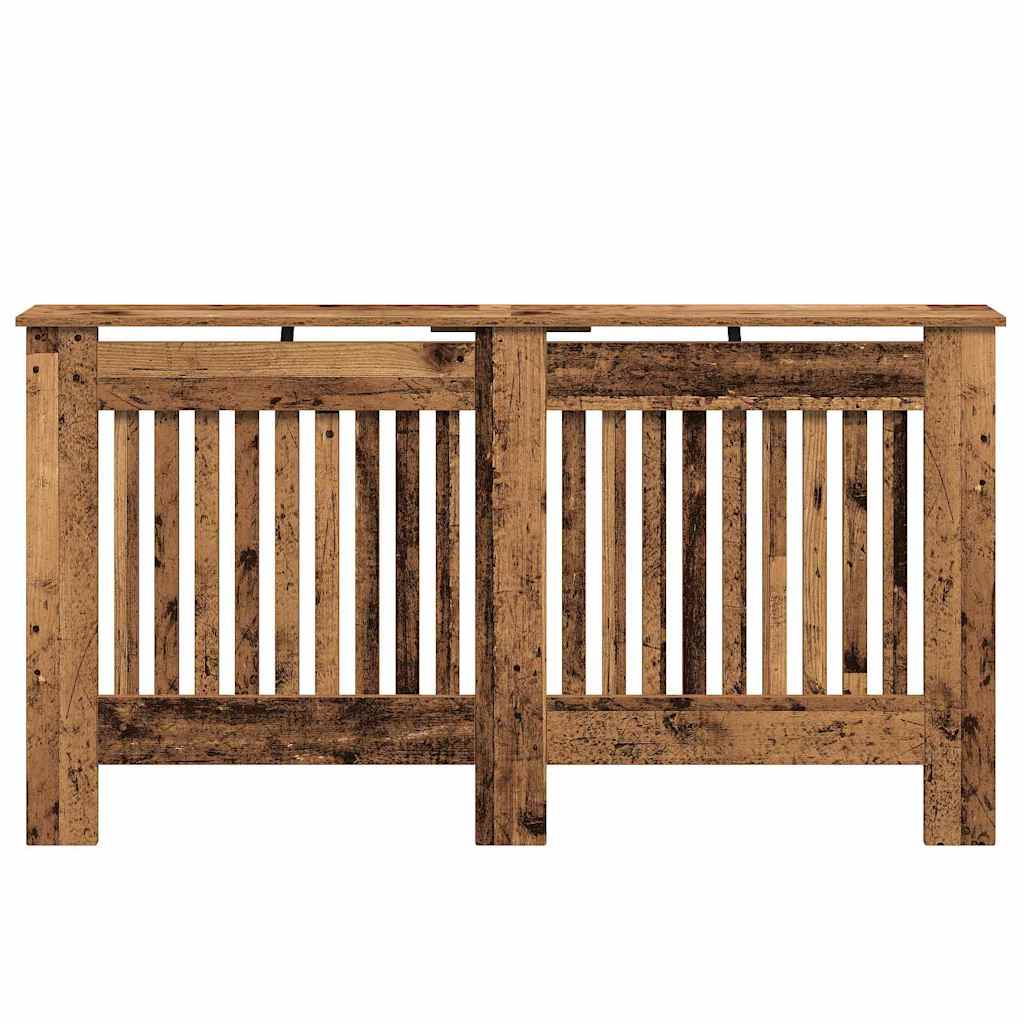 Radiator Cover Old Wood 152 x 19 x 81.5 cm Engineered Wood