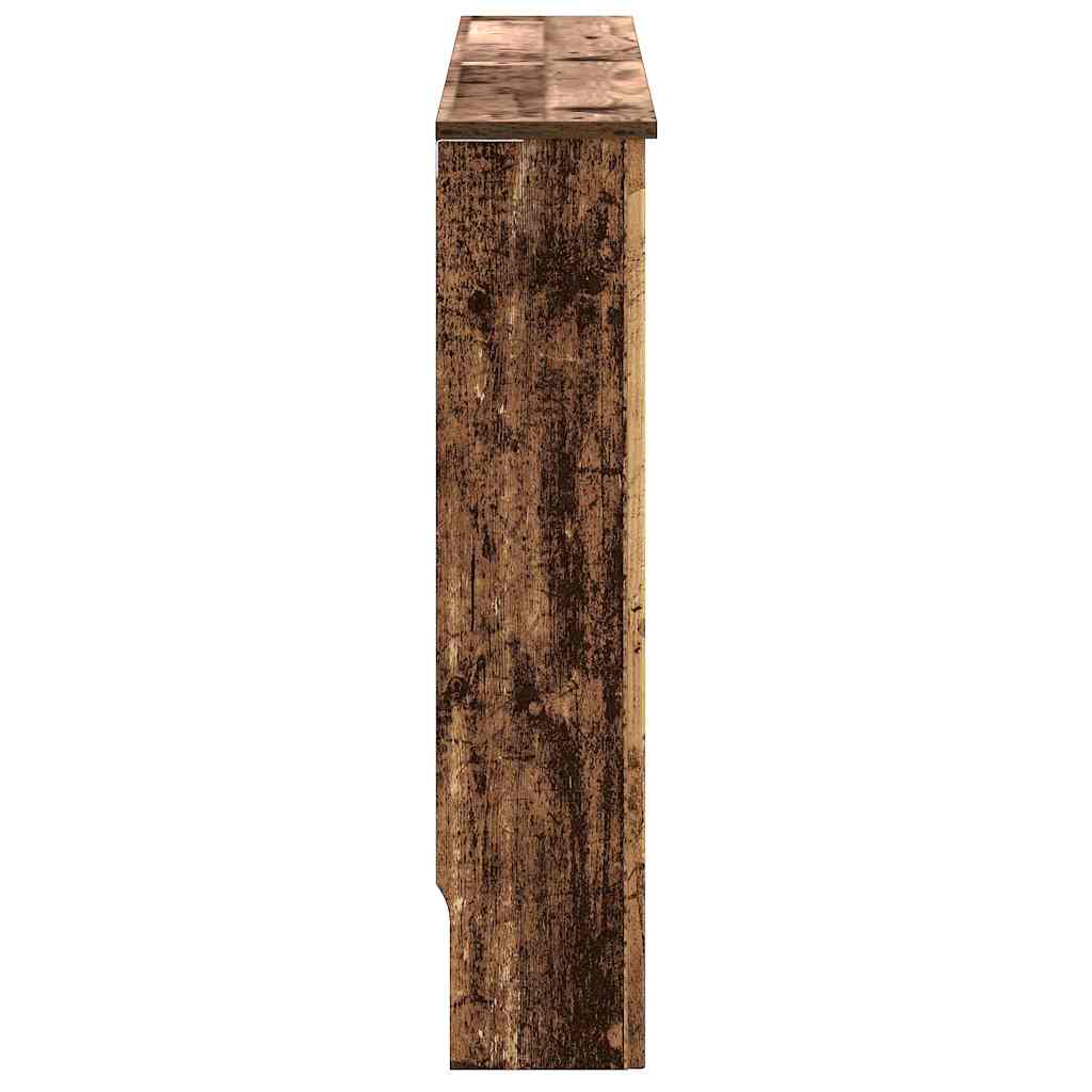 Radiator Cover Old Wood 152 x 19 x 81.5 cm Engineered Wood