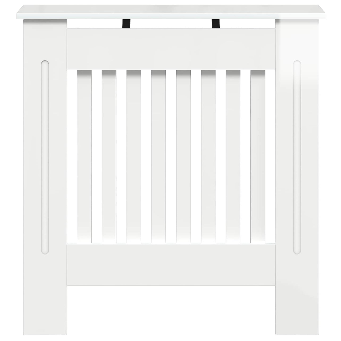 Radiator Cover High Gloss White 78 x 19 x 81.5 cm