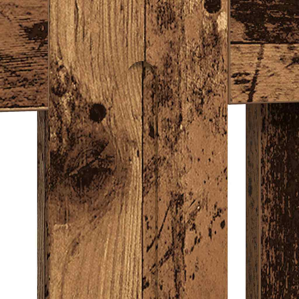 Radiator Cover Old Wood 78 x 19 x 81.5 cm Engineered Wood