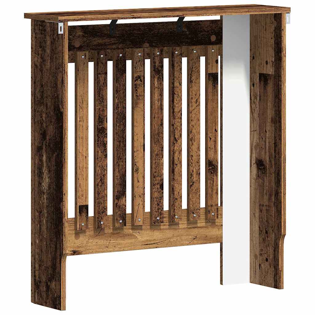 Radiator Cover Old Wood 78 x 19 x 81.5 cm Engineered Wood