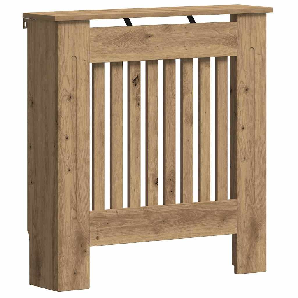 Radiator Cover Artisan Oak 78 x 19 x 81.5 cm Engineered Wood