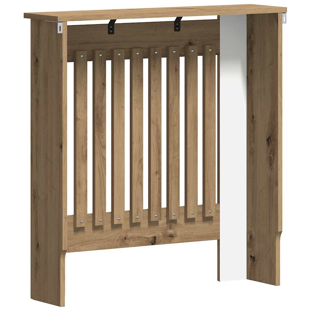 Radiator Cover Artisan Oak 78 x 19 x 81.5 cm Engineered Wood