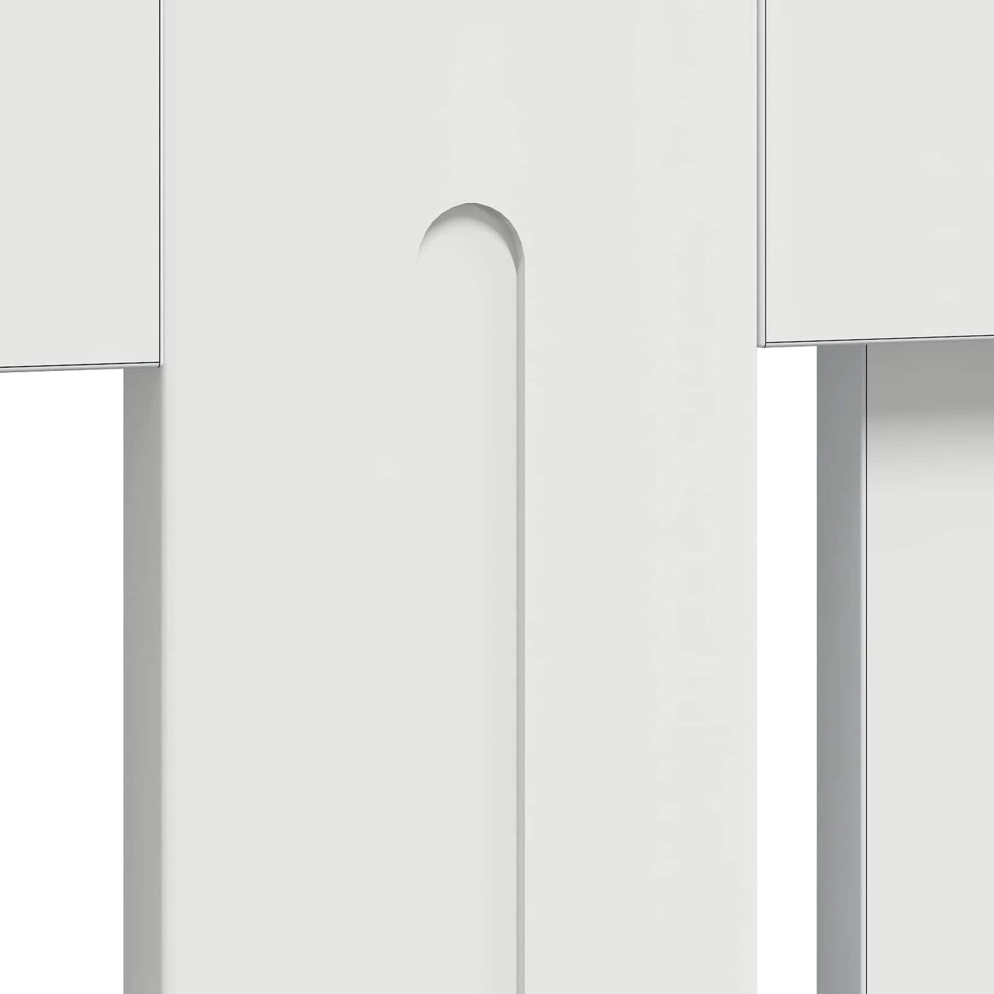 Radiator Cover High Gloss White 112 x 19 x 81.5 cm