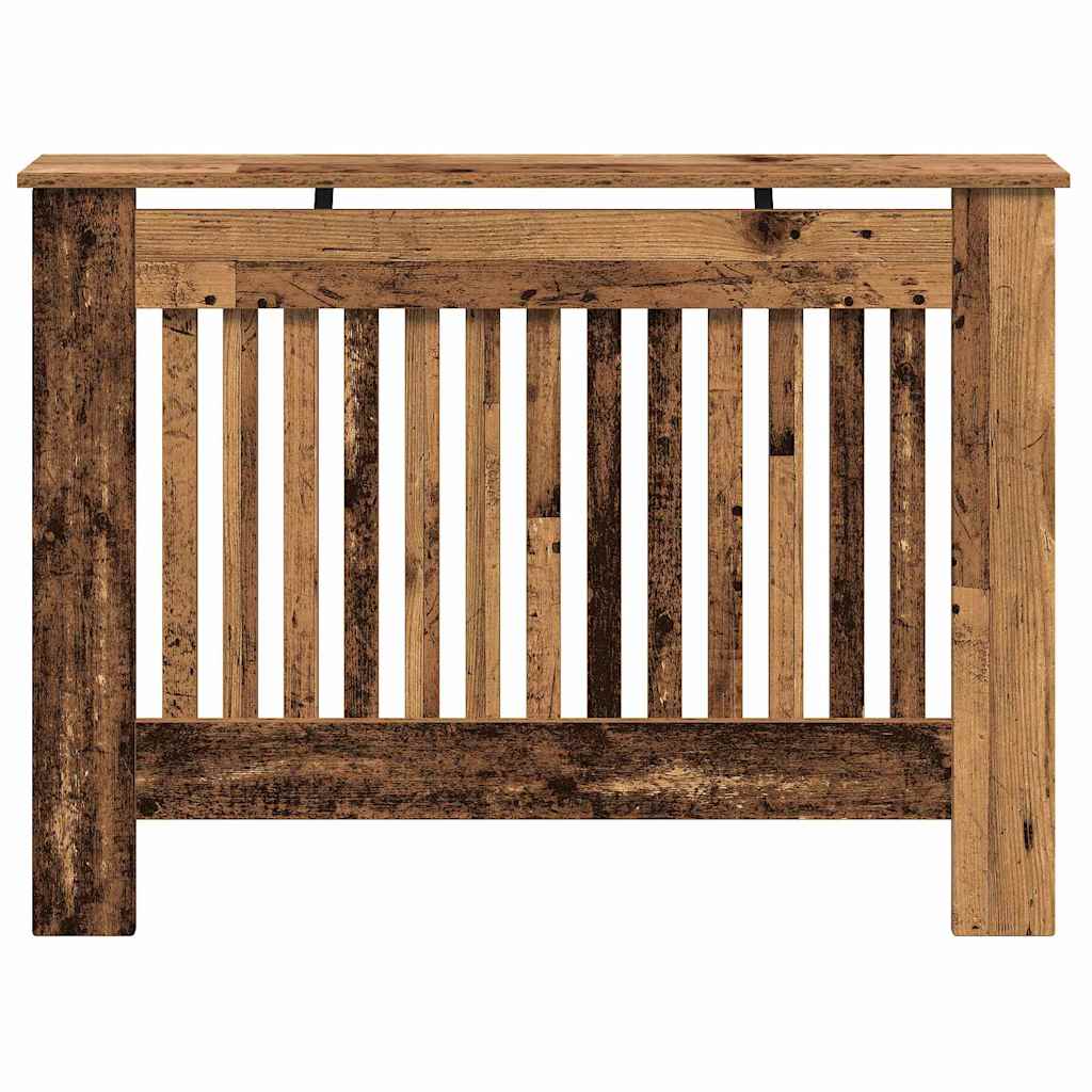 Radiator Cover Old Wood 112 x 19 x 81.5 cm Engineered Wood