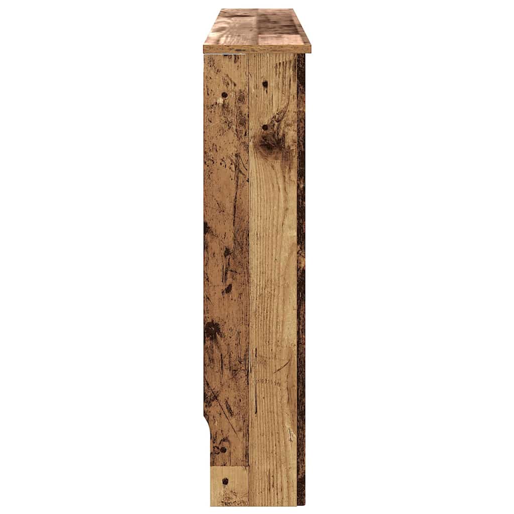Radiator Cover Old Wood 112 x 19 x 81.5 cm Engineered Wood