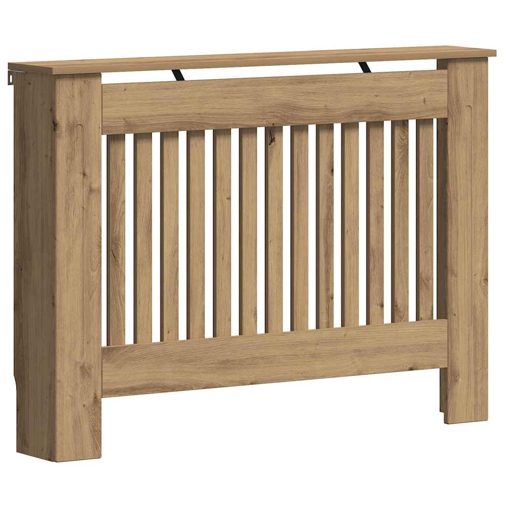 Radiator Cover Artisan Oak 112 x 19 x 81.5 cm Engineered Wood