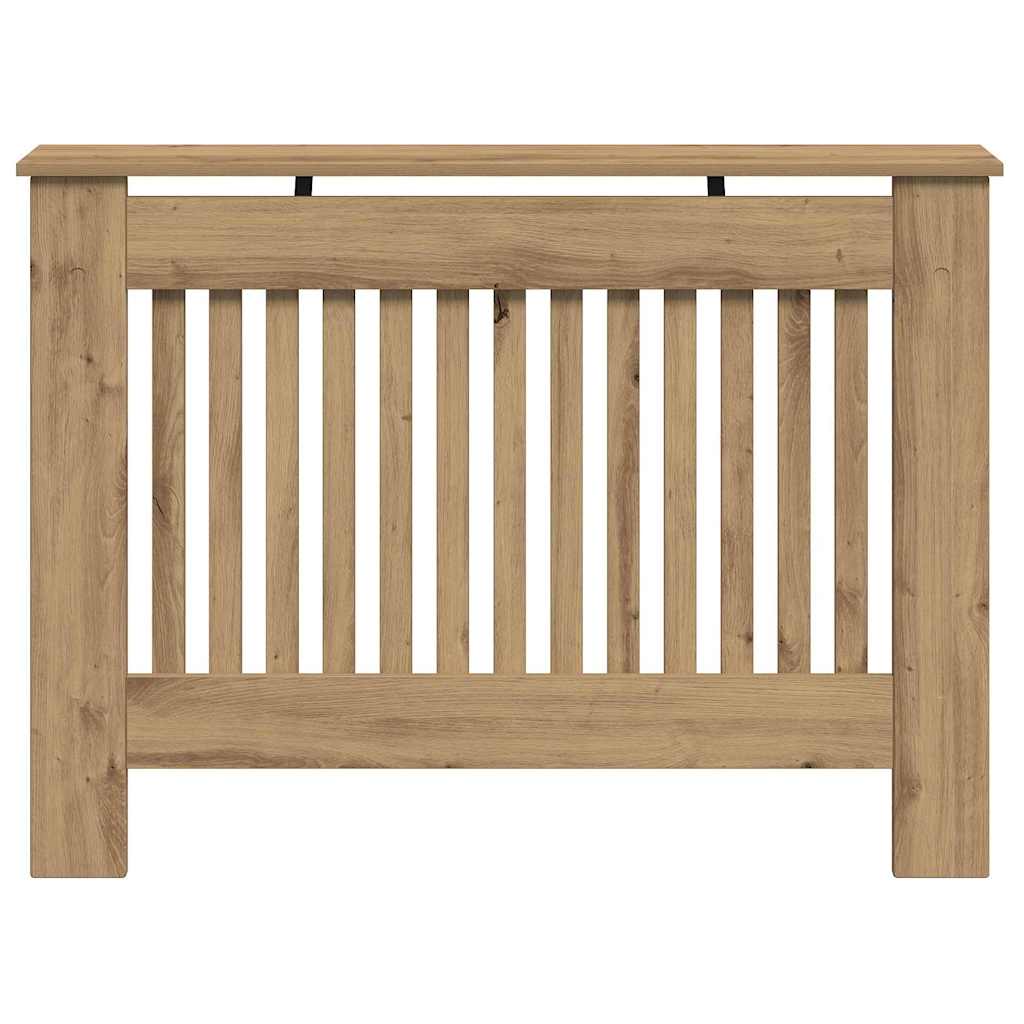 Radiator Cover Artisan Oak 112 x 19 x 81.5 cm Engineered Wood