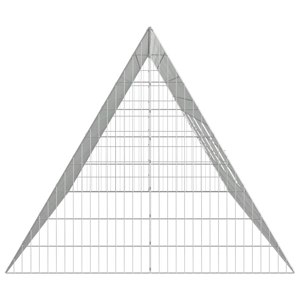 Rabbit Cage Silver 430 x 100 x 85 cm Galvanised Steel