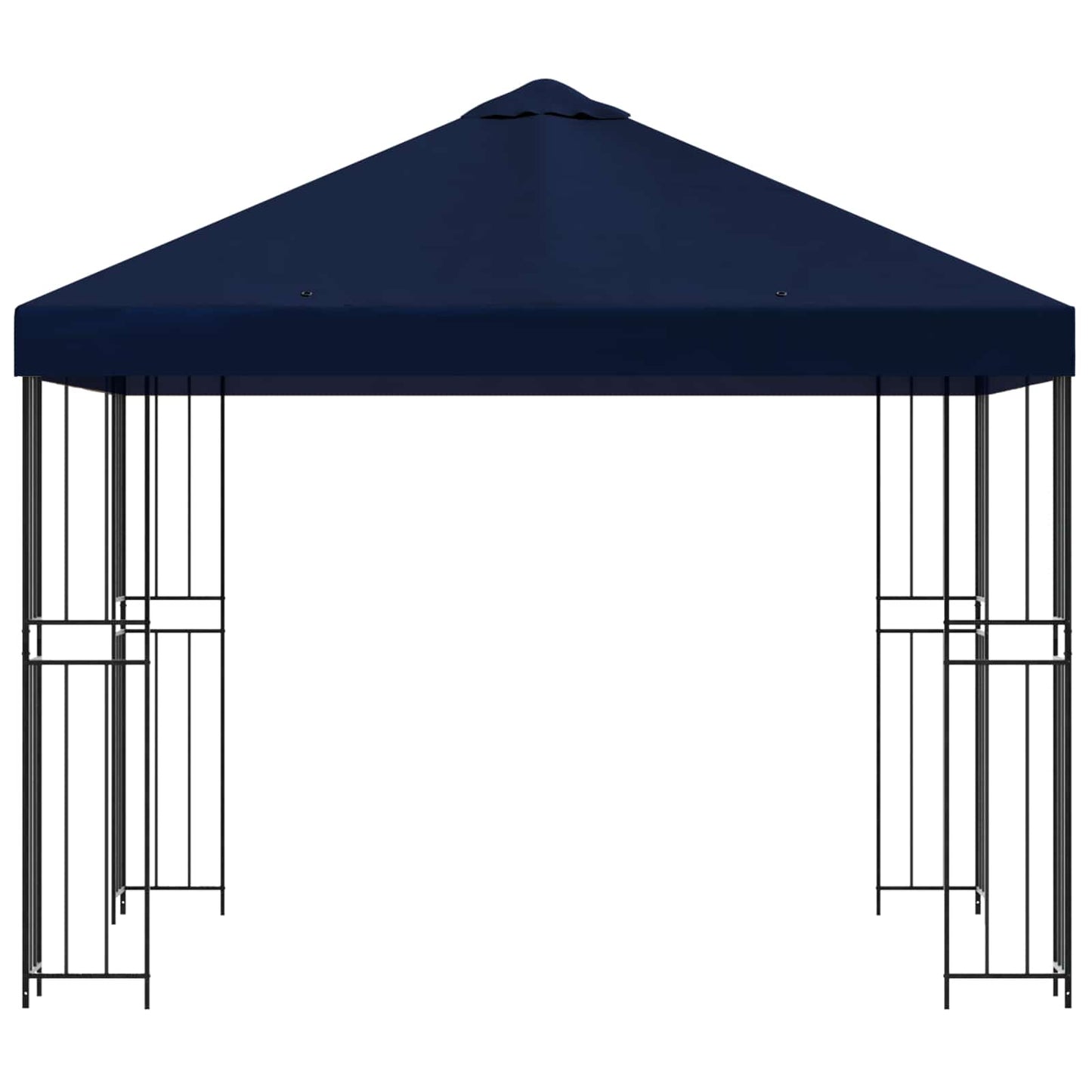 Gazebo 3 x 3 m Blue Polyester and Steel 190 gsm