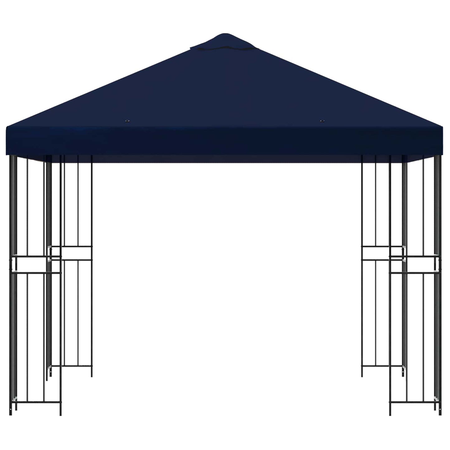 Gazebo 3 x 3 m Blue Polyester and Steel 190 gsm