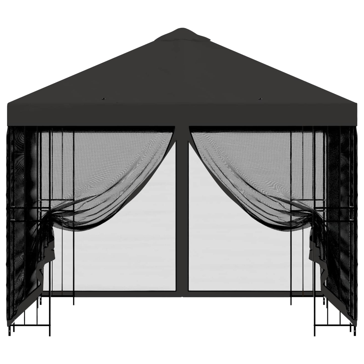 Garden Gazebo with Sidewalls 3 x 3 m Anthracite