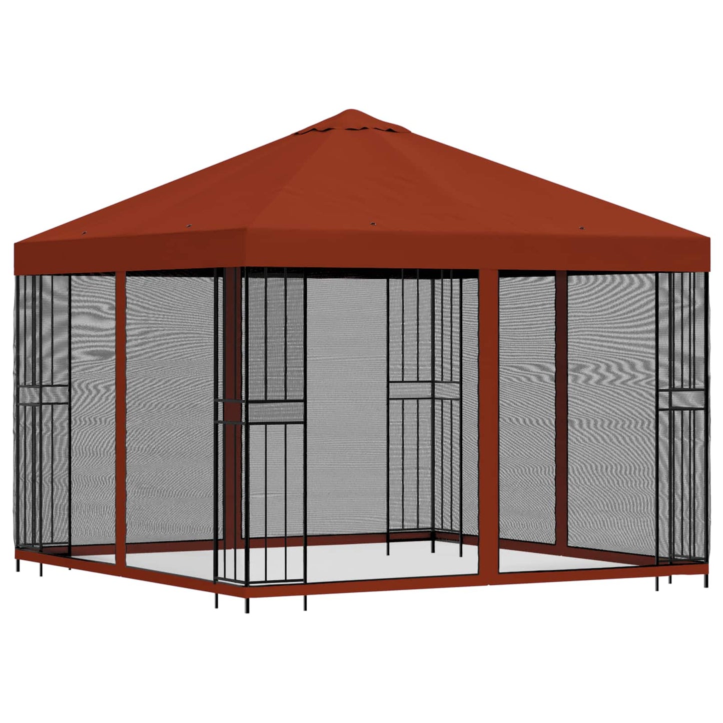 Garden Gazebo with Sidewalls 3 x 3 m Terracotta