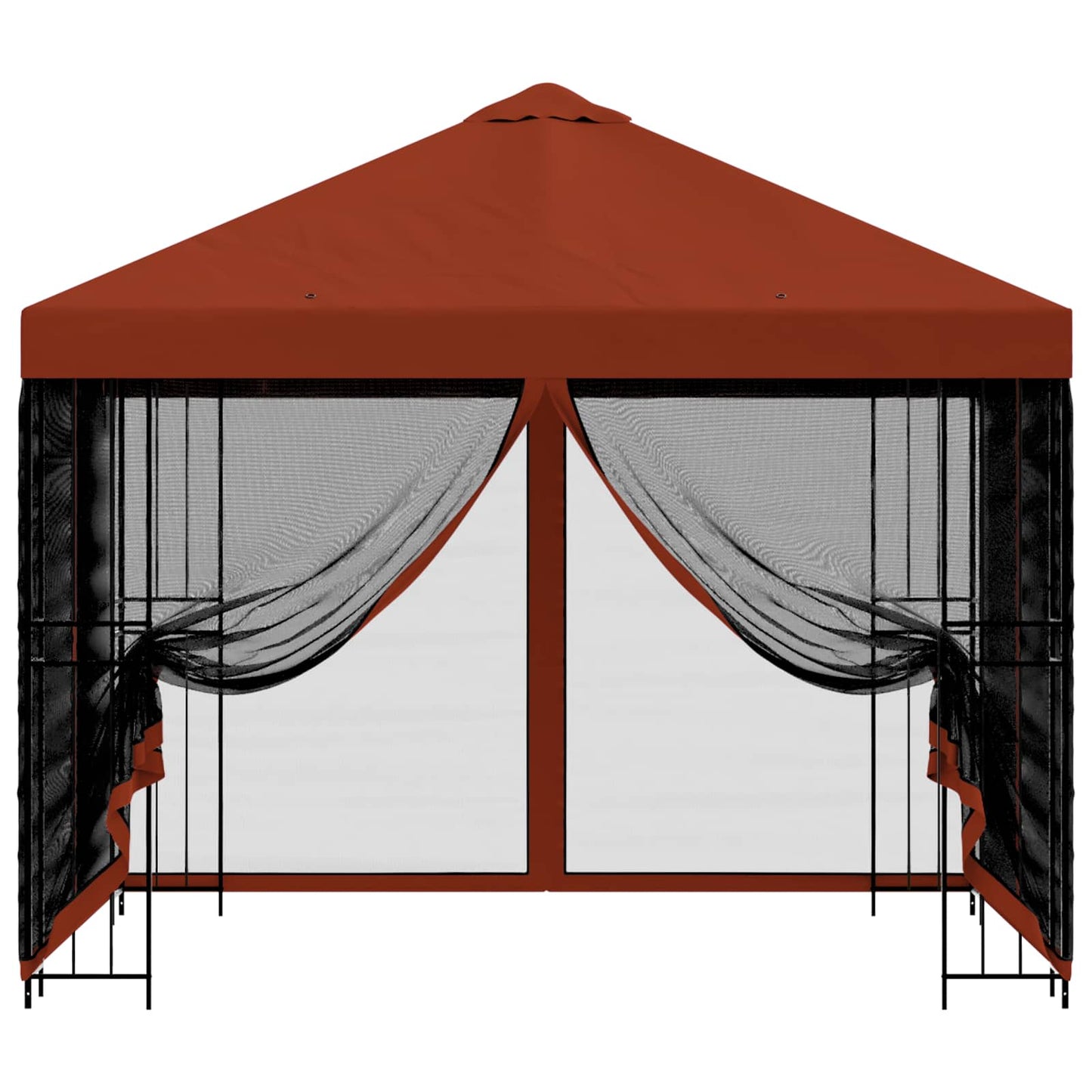 Garden Gazebo with Sidewalls 3 x 3 m Terracotta