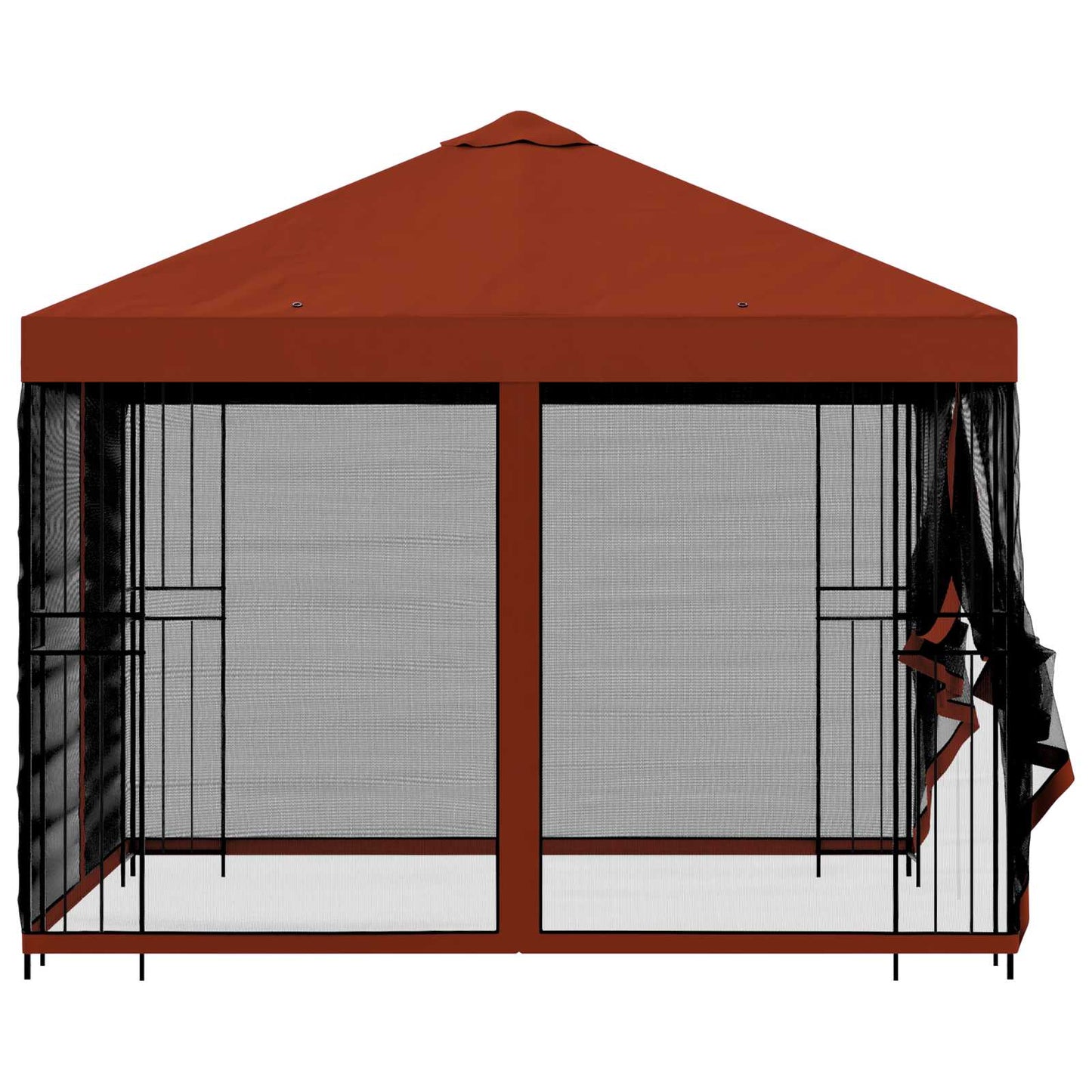 Garden Gazebo with Sidewalls 3 x 3 m Terracotta