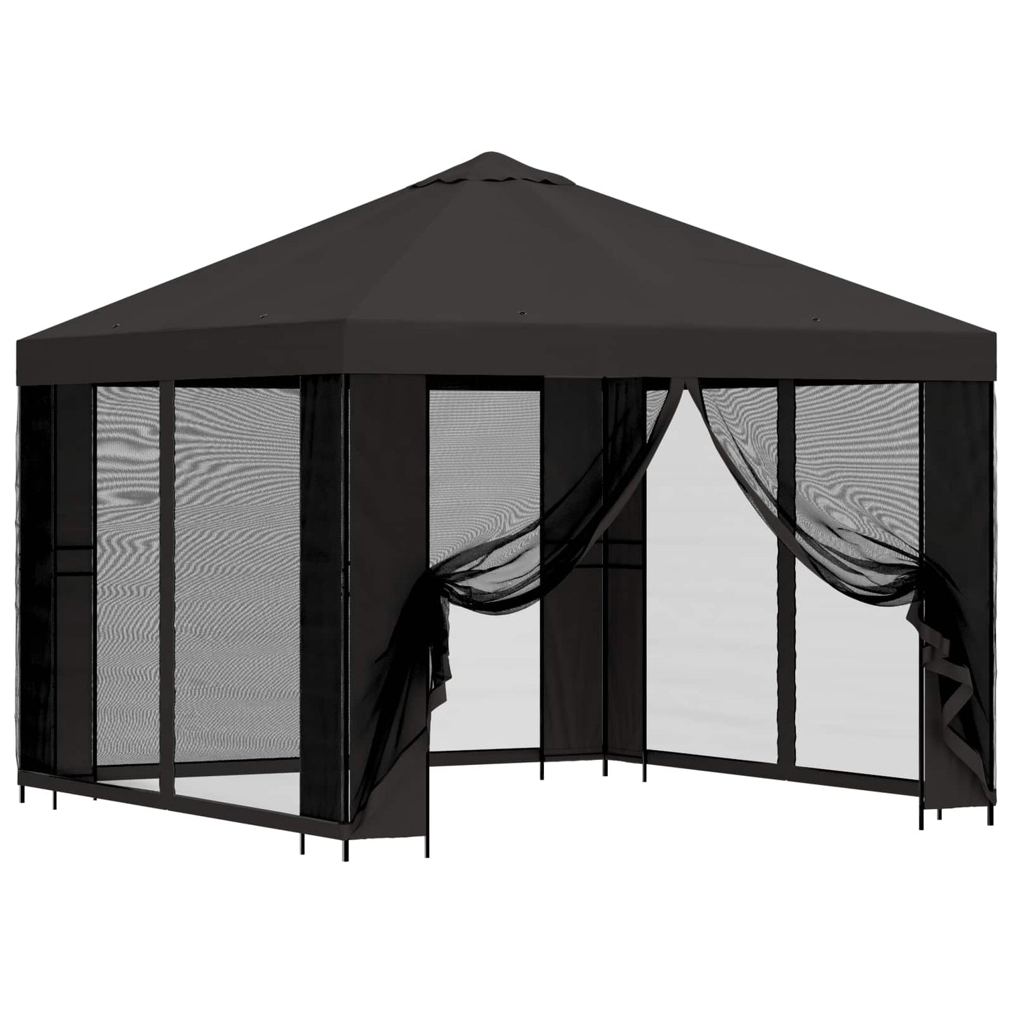 Garden Gazebo with Sidewalls 3 x 3 m Anthracite