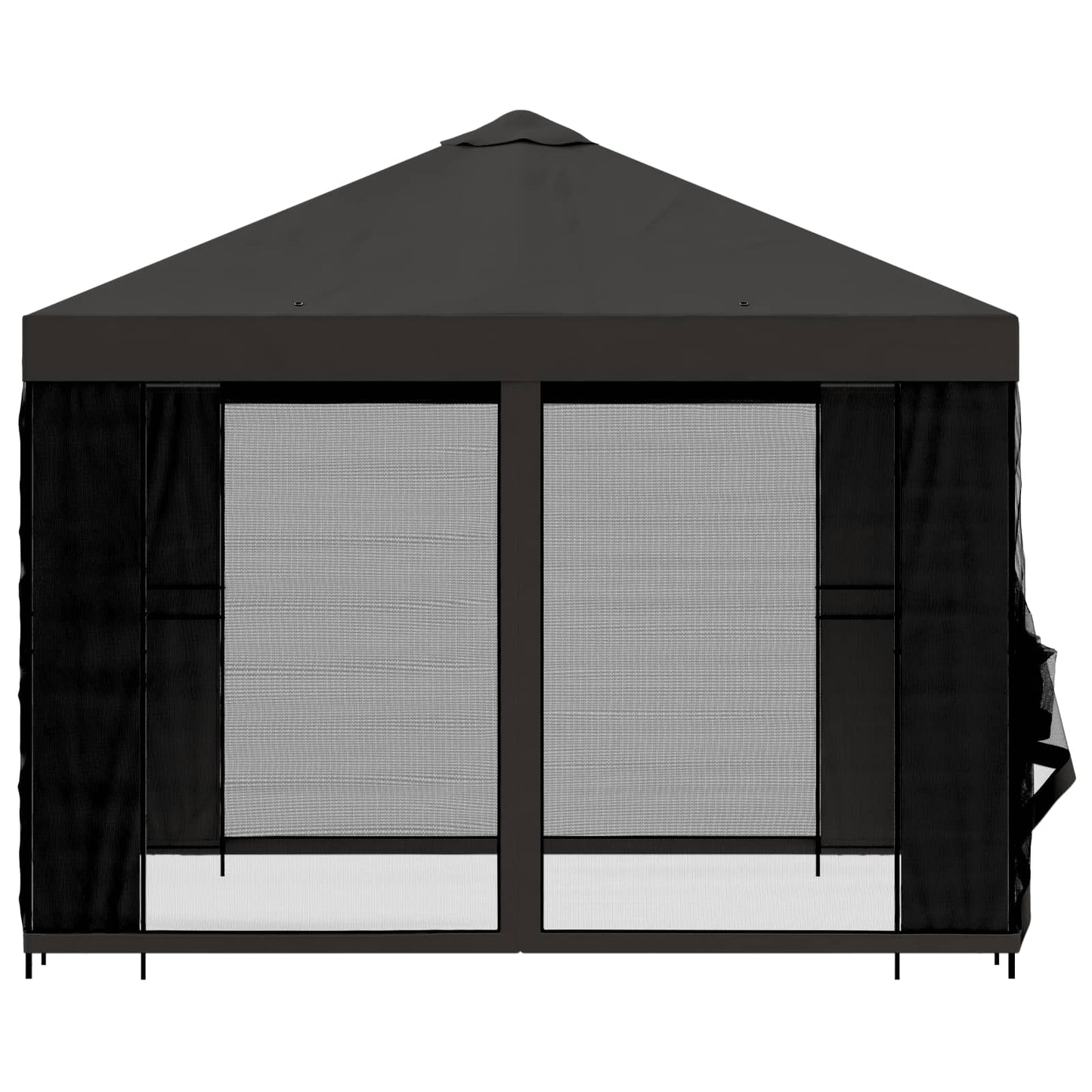 Garden Gazebo with Sidewalls 3 x 3 m Anthracite