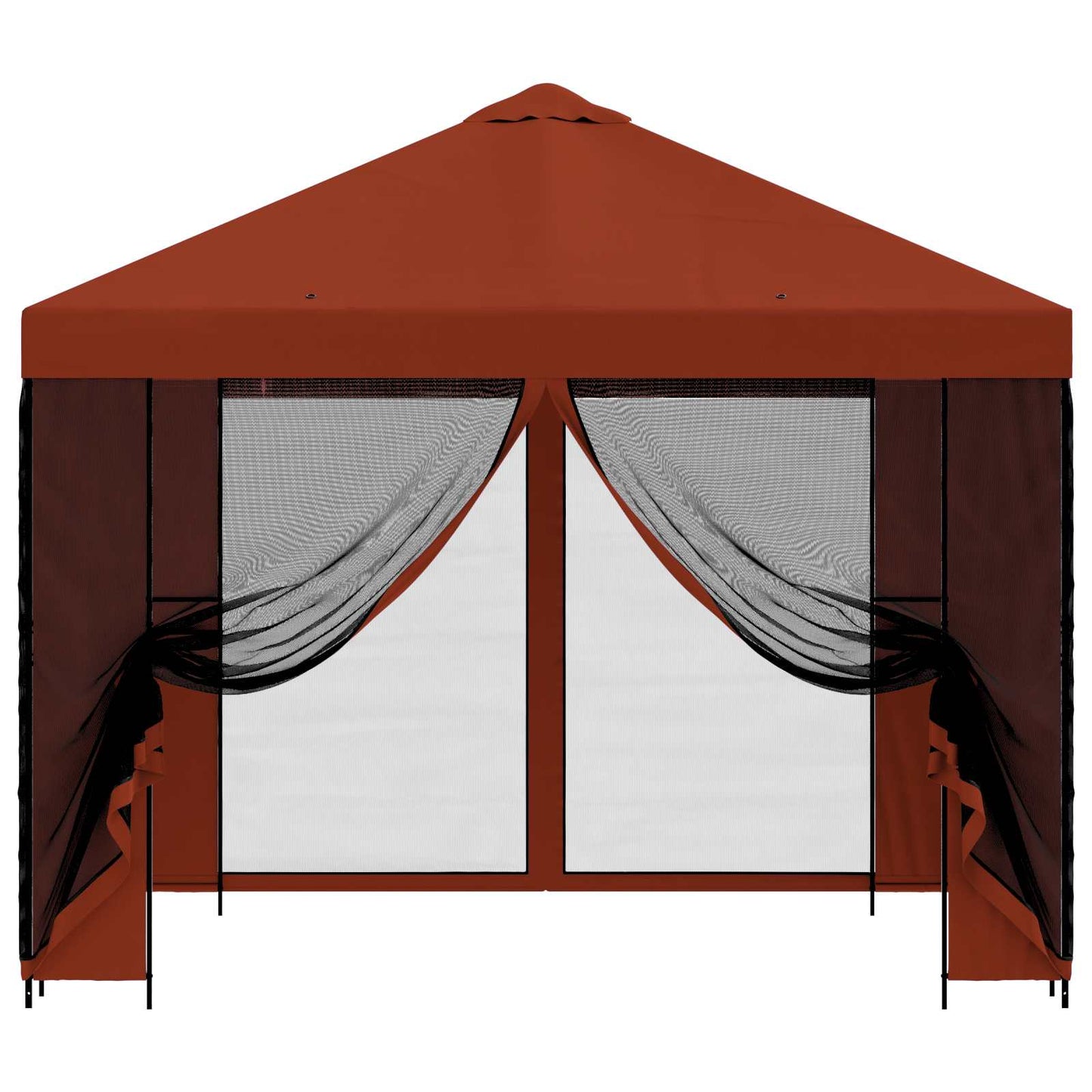 Garden Gazebo with Sidewalls 3 x 3 m Terracotta