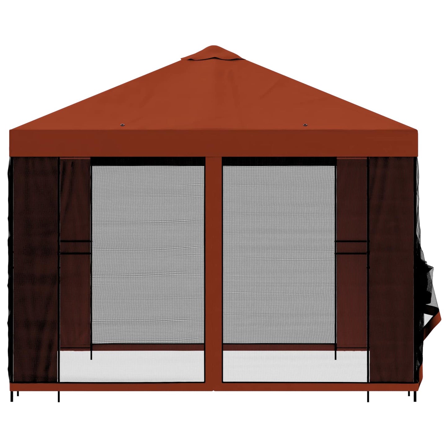 Garden Gazebo with Sidewalls 3 x 3 m Terracotta