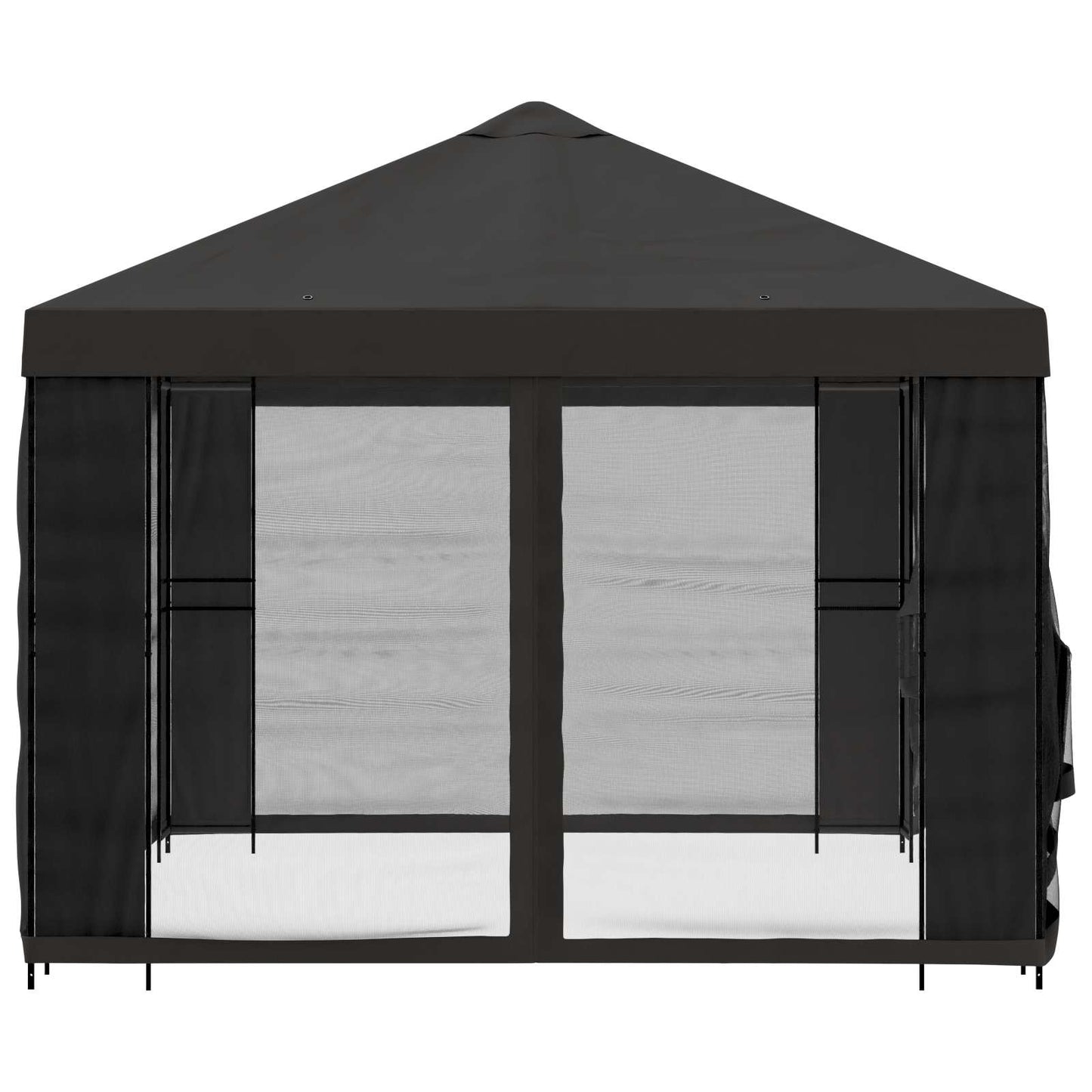 Garden Gazebo with Sidewalls 4 x 3 m Anthracite