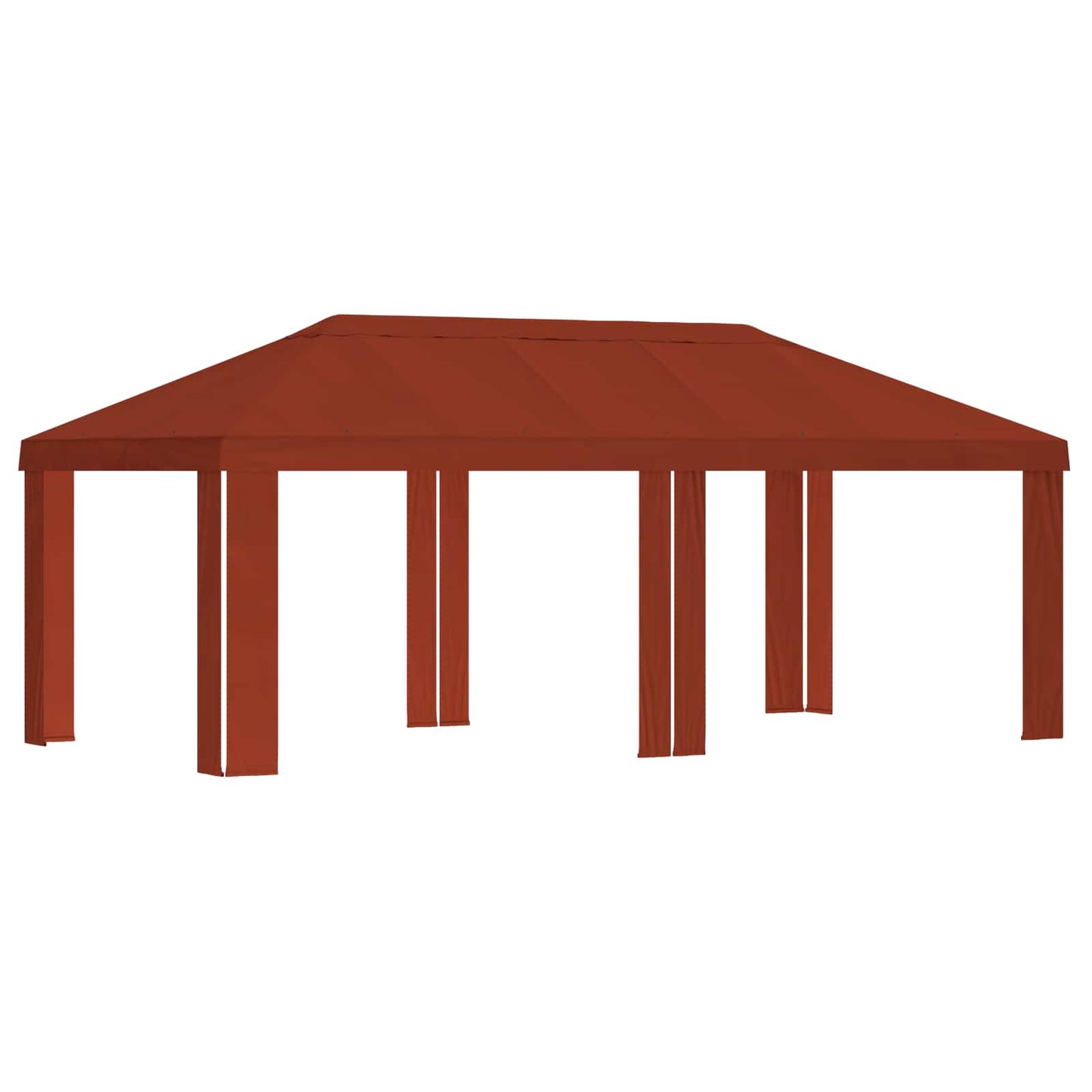 Gazebo Cover 6 x 3 m Terracotta Polyester 190 gsm