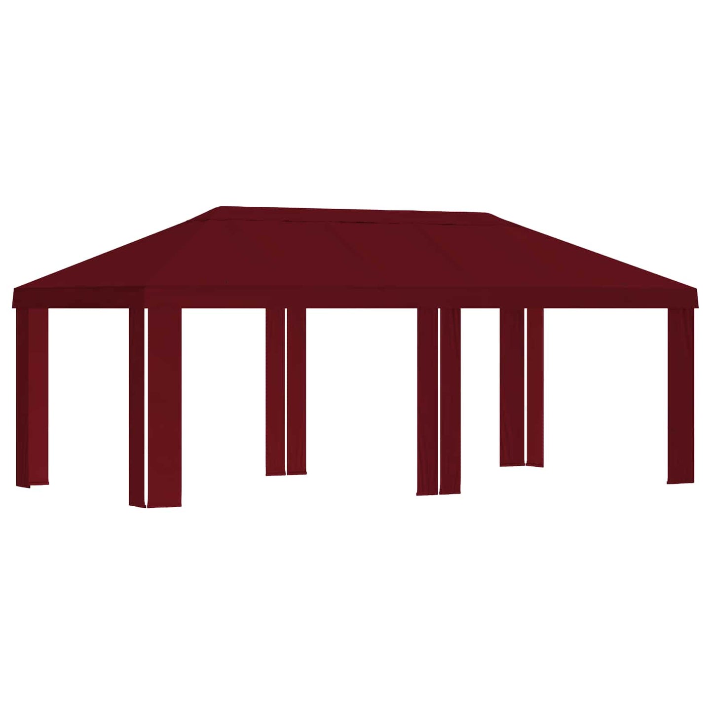 Gazebo Cover 6 x 3 m Burgundy Polyester 190 gsm