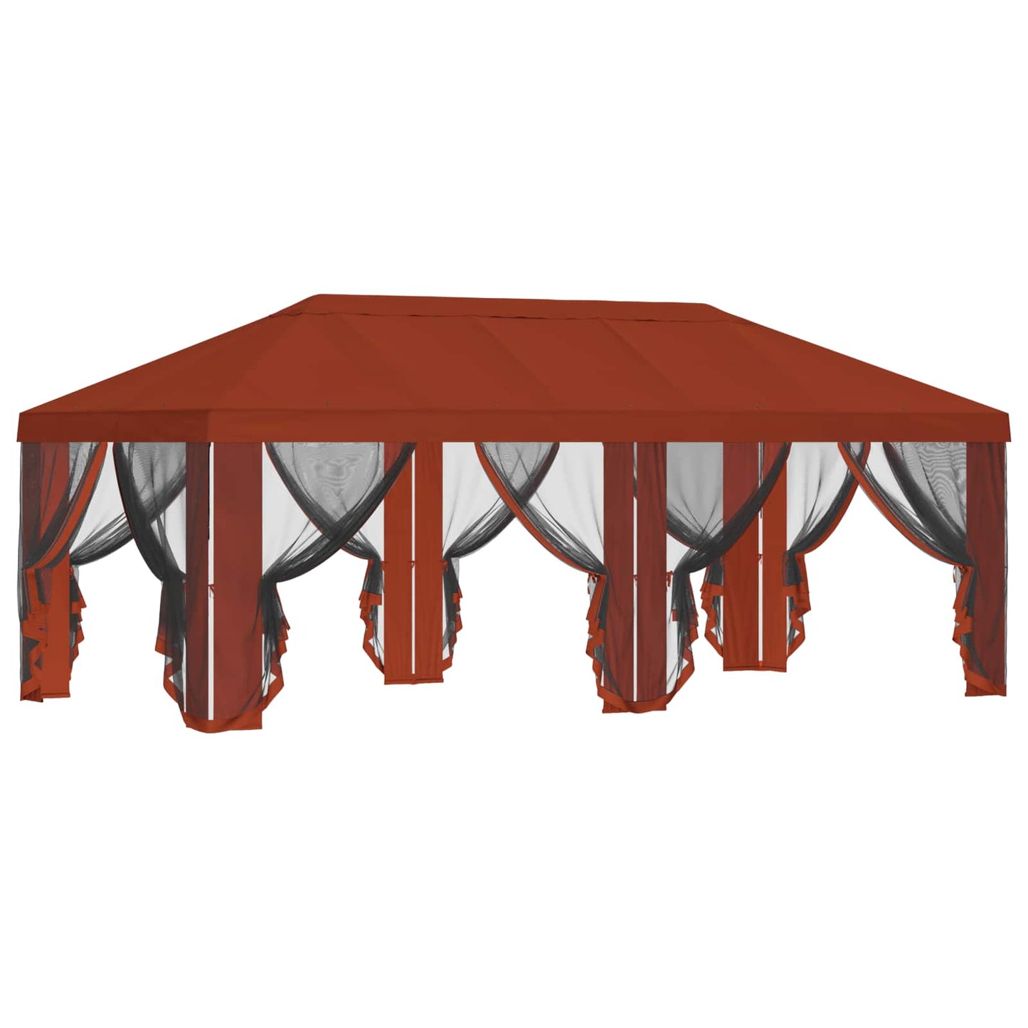 Gazebo Cover with Sidewalls Terracotta 600.5 x 300.5 cm