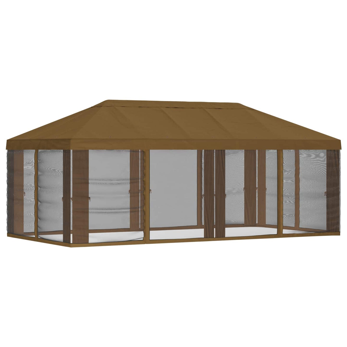 Gazebo Cover with Sidewalls Taupe 600.5 x 300.5 cm Polyester