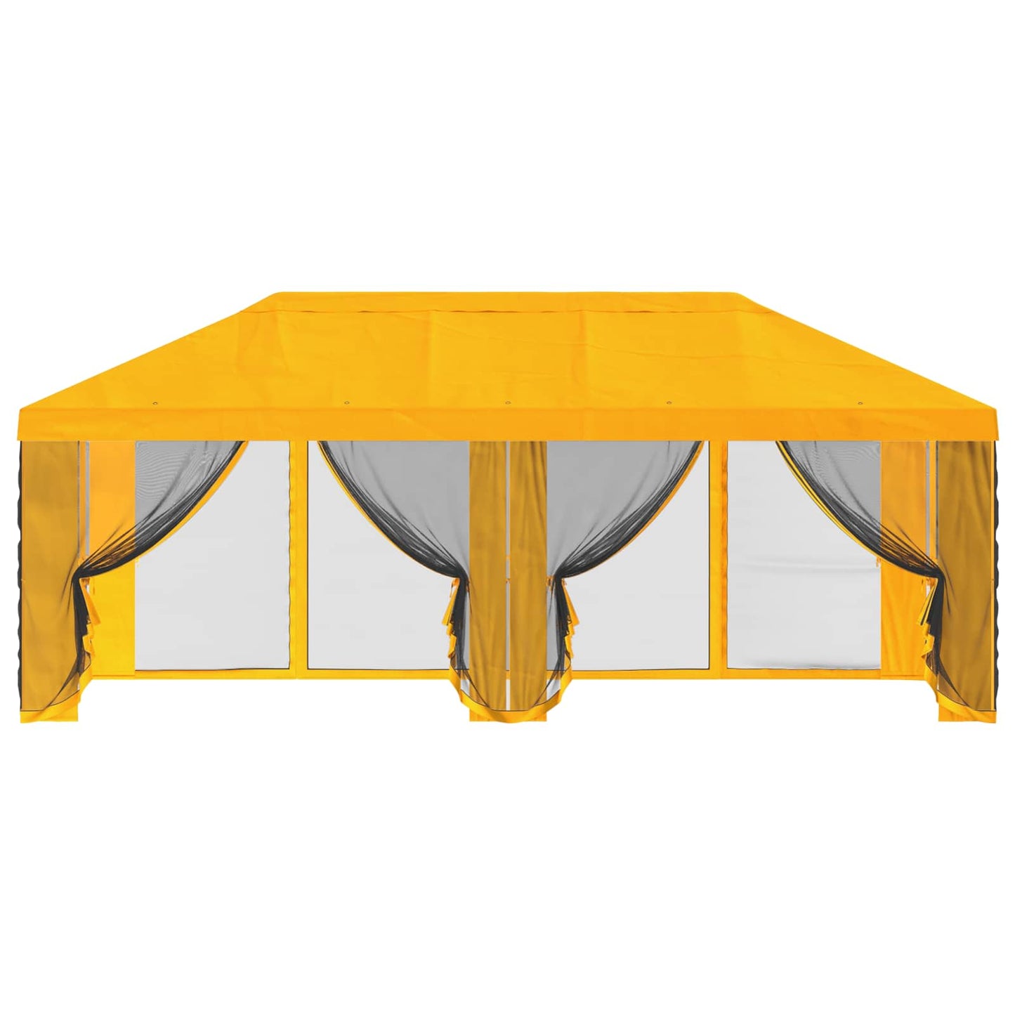 Gazebo Cover with Sidewalls Yellow 600.5 x 300.5 cm Polyester