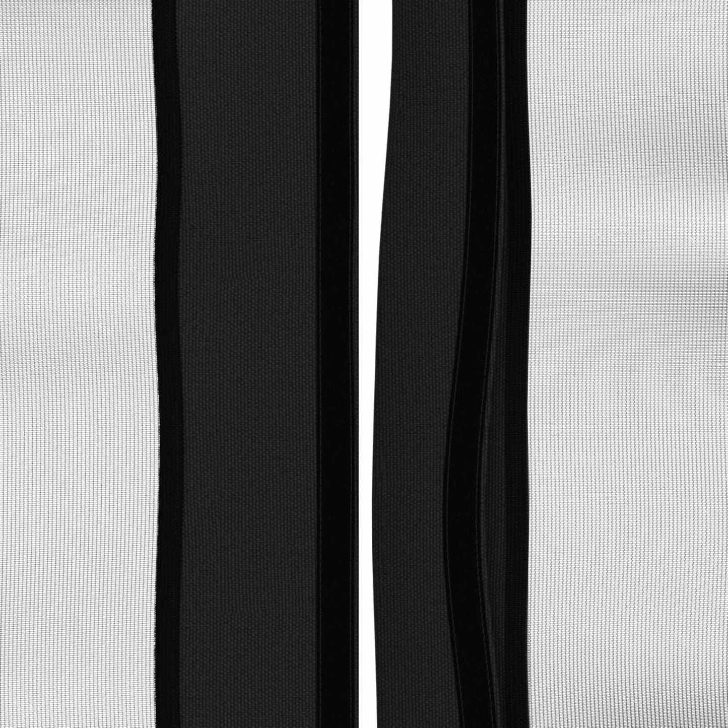 Gazebo Cover with Sidewalls Black 600.5 x 300.5 cm Polyester