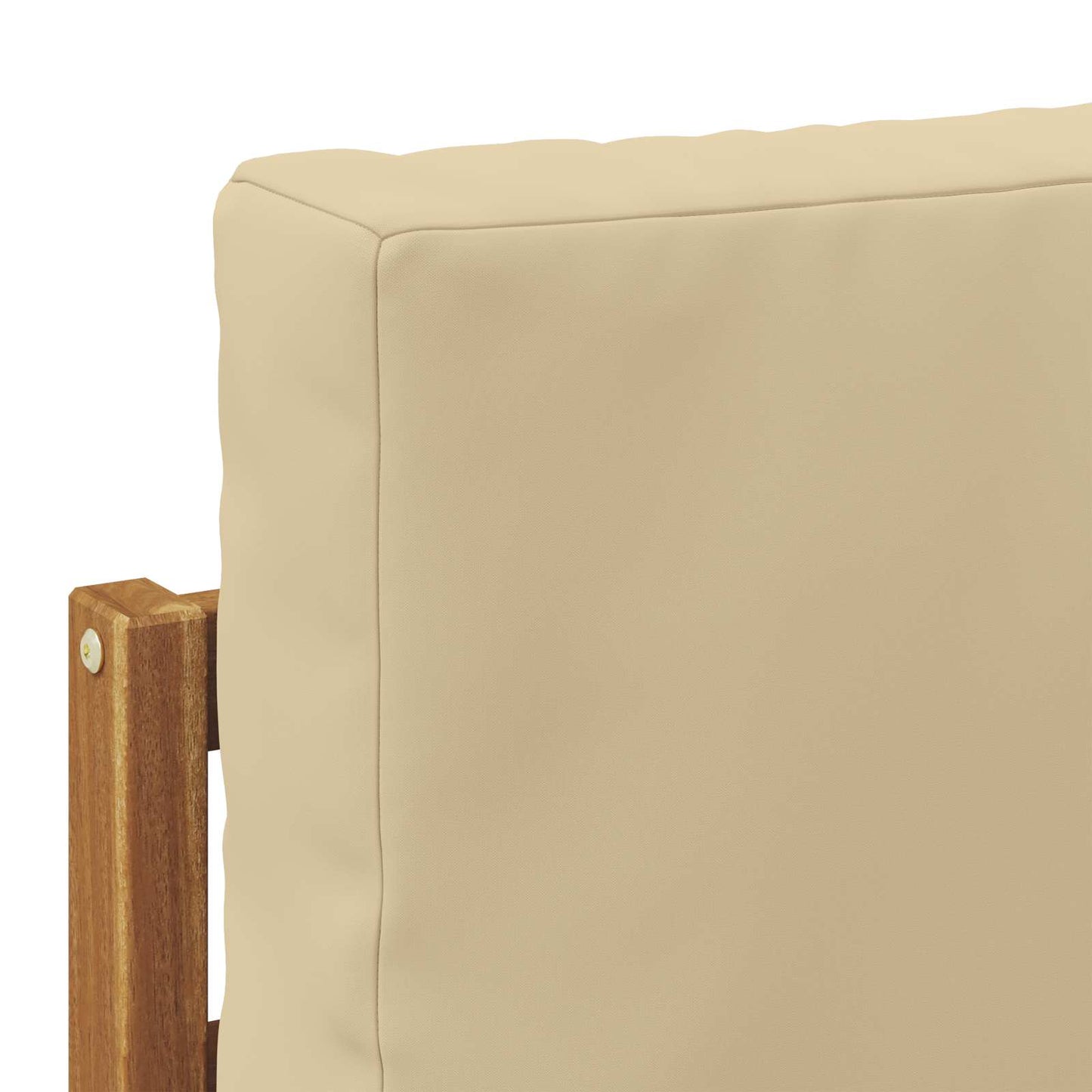 Outdoor Middle and Corner Sofa 2 Piece Natural and Beige