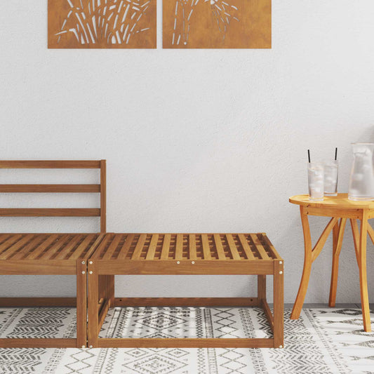 Outdoor Footstool Natural 79 x 79 x 37 cm