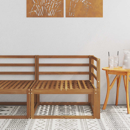 Outdoor Corner Sofa Natural 83 x 83 x 73 cm