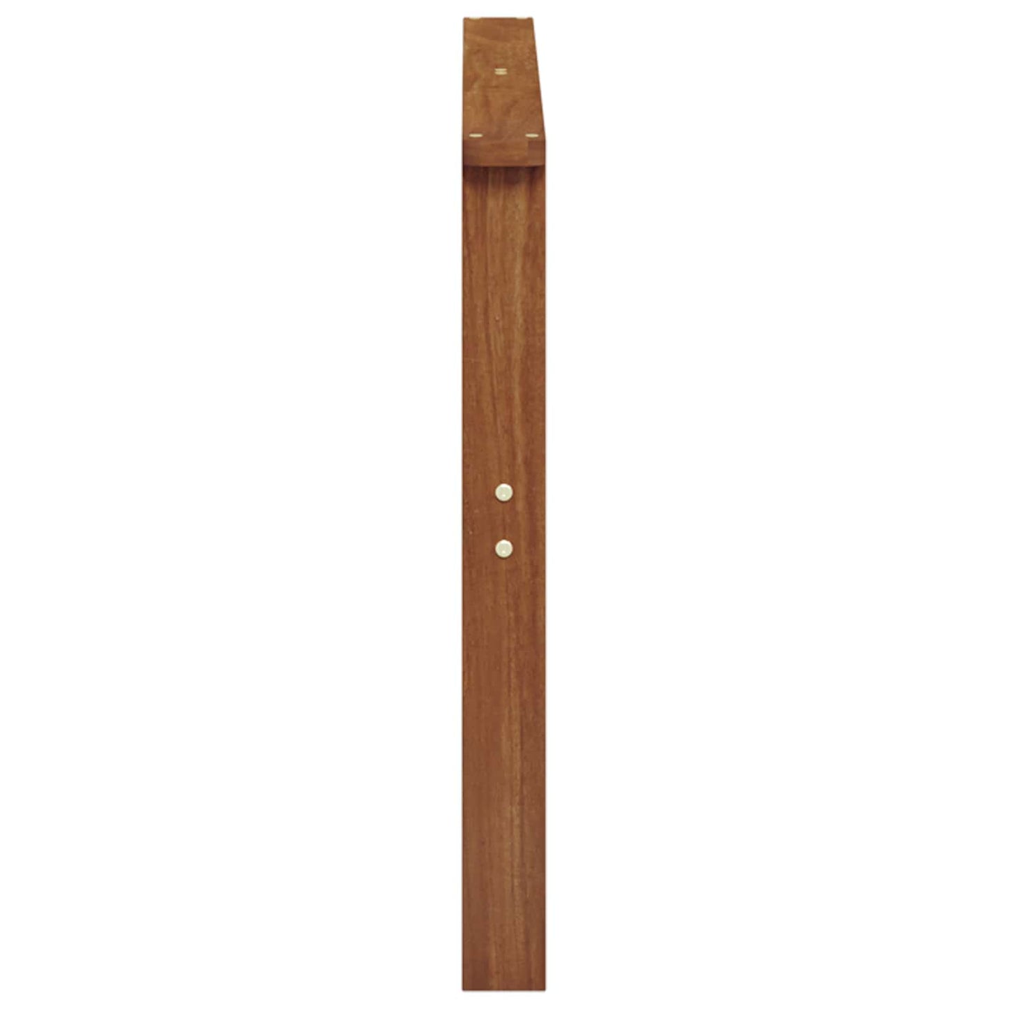 Armrest 2 pcs Natural 80 x 6 x 61 cm Solid Acacia Wood