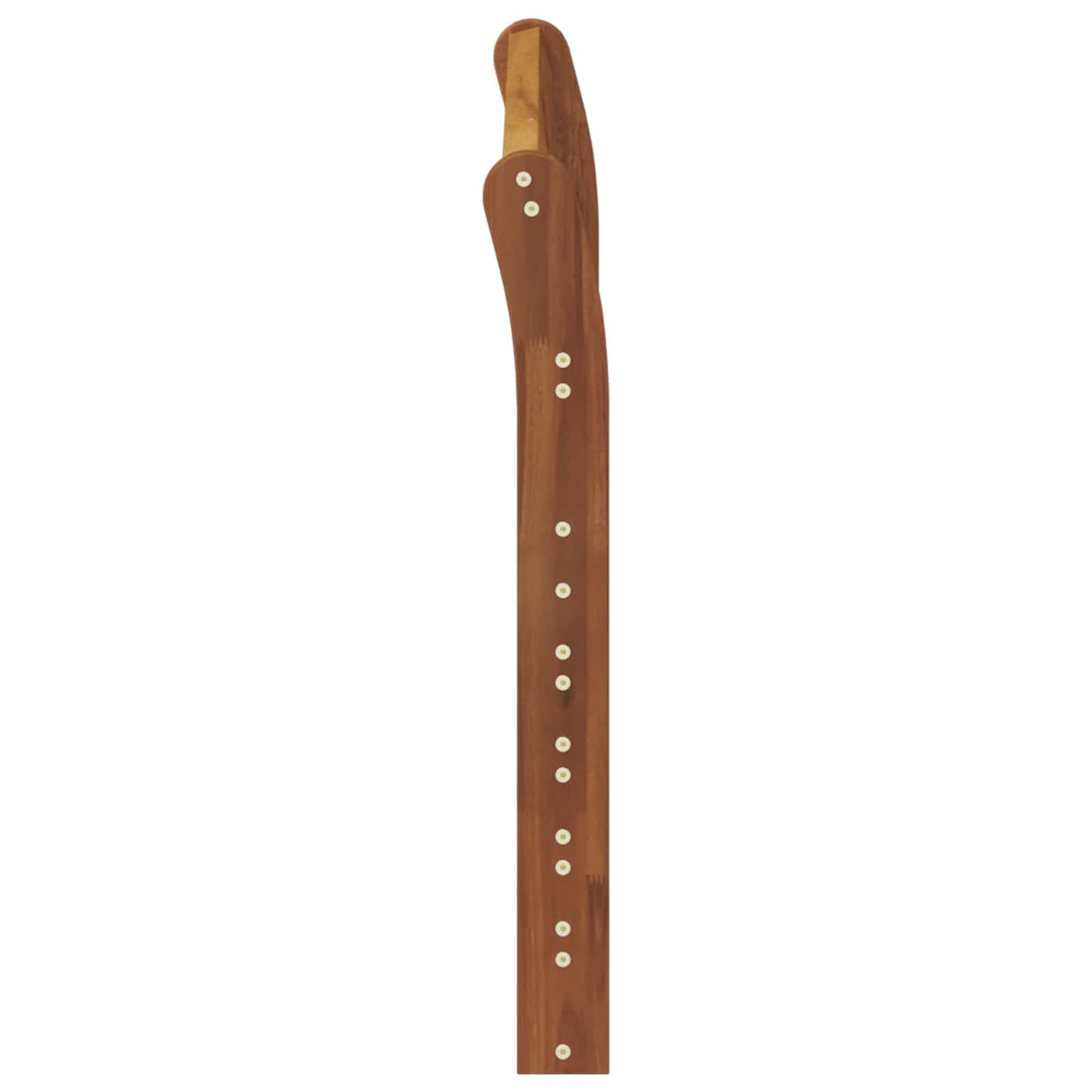 Armrest 2 pcs Natural 78.5 x 8 x 60 cm Solid Acacia Wood