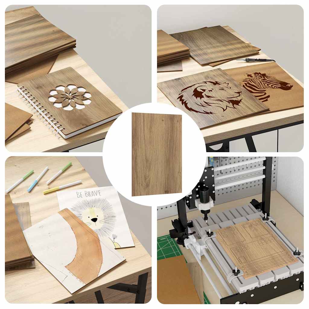 Decor Panels 12 pcs Artisan Oak 15 x 21 x 0.27 cm