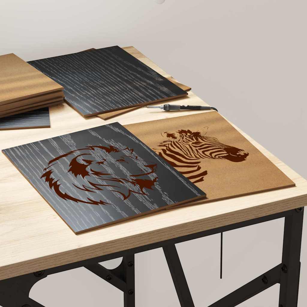 Decor Panels 12 pcs Black Oak 21 x 30 x 0.27 cm Engineered Wood