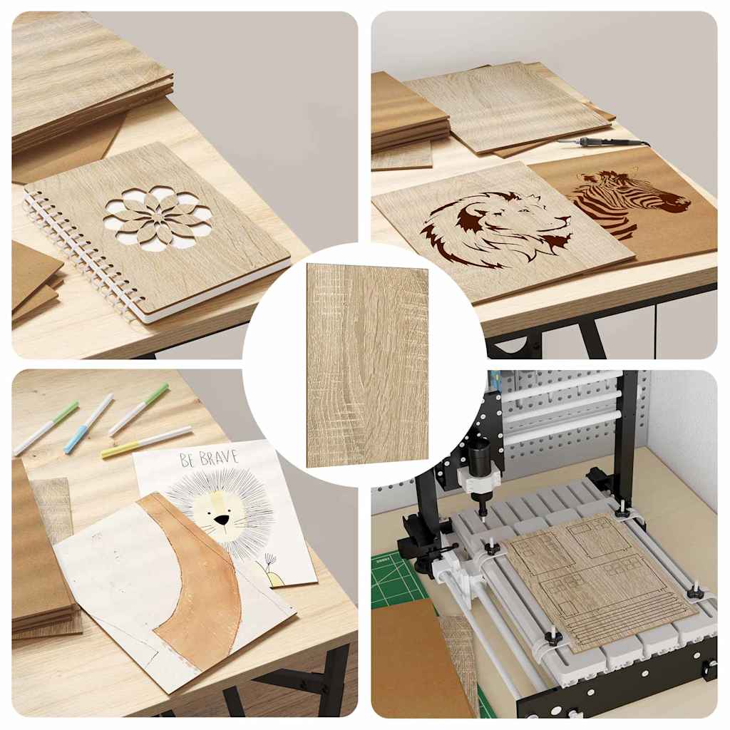 Decor Panels 150 pcs Sonoma Oak 21 x 30 x 0.27 cm