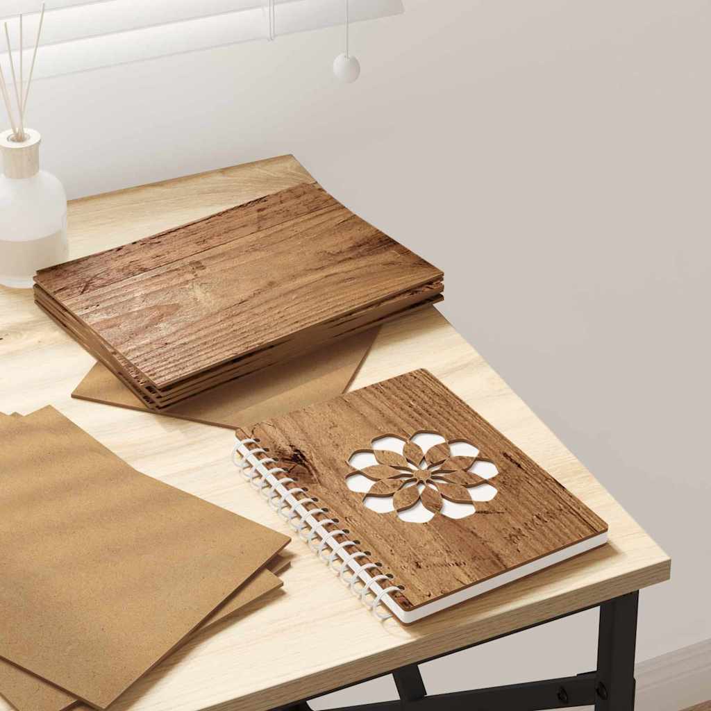 Decor Panels 50 pcs Old Wood 21 x 30 x 0.27 cm Engineered Wood