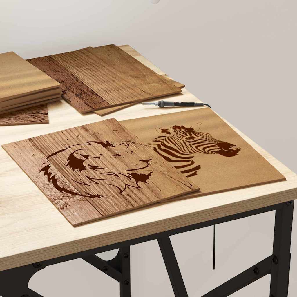 Decor Panels 50 pcs Old Wood 21 x 30 x 0.27 cm Engineered Wood