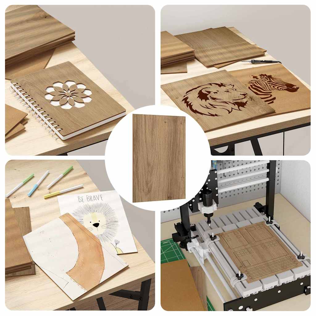 Decor Panels 12 pcs Artisan Oak 21 x 30 x 0.27 cm