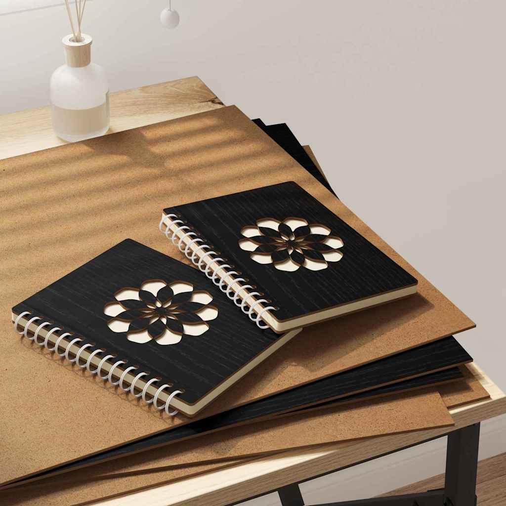 Decor Panels 50 pcs Black Oak 40 x 60 x 0.27 cm Engineered Wood