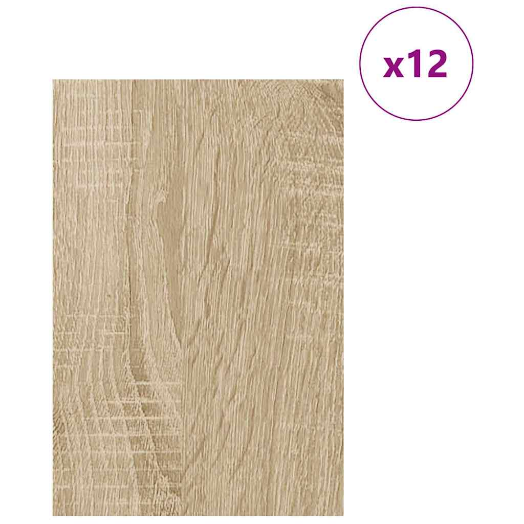Decor Panels 12 pcs Sonoma Oak 40 x 60 x 0.27 cm