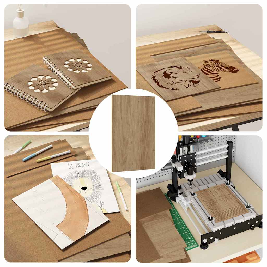 Decor Panels 12 pcs Artisan Oak 40 x 60 x 0.27 cm