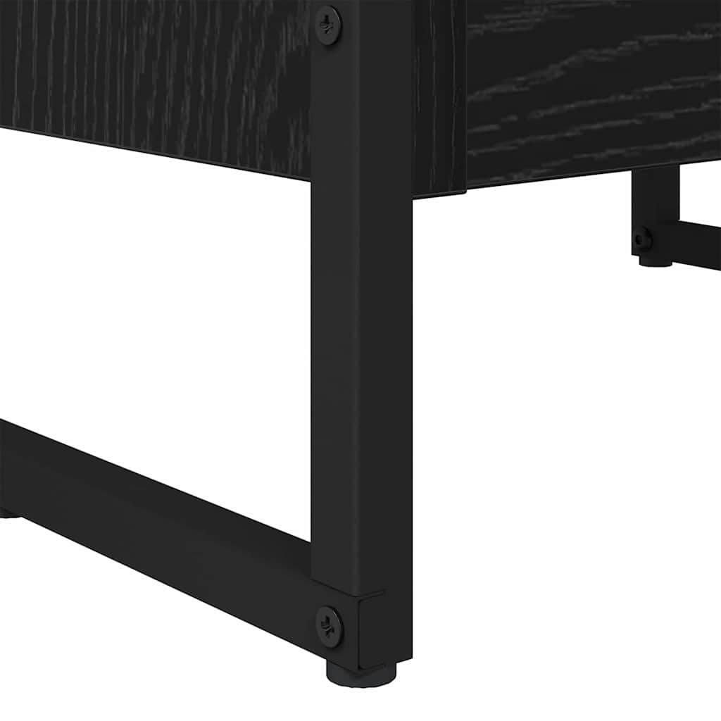 Book Cabinet Black Oak 40 x 30 x 86.5 cm Engineered Wood