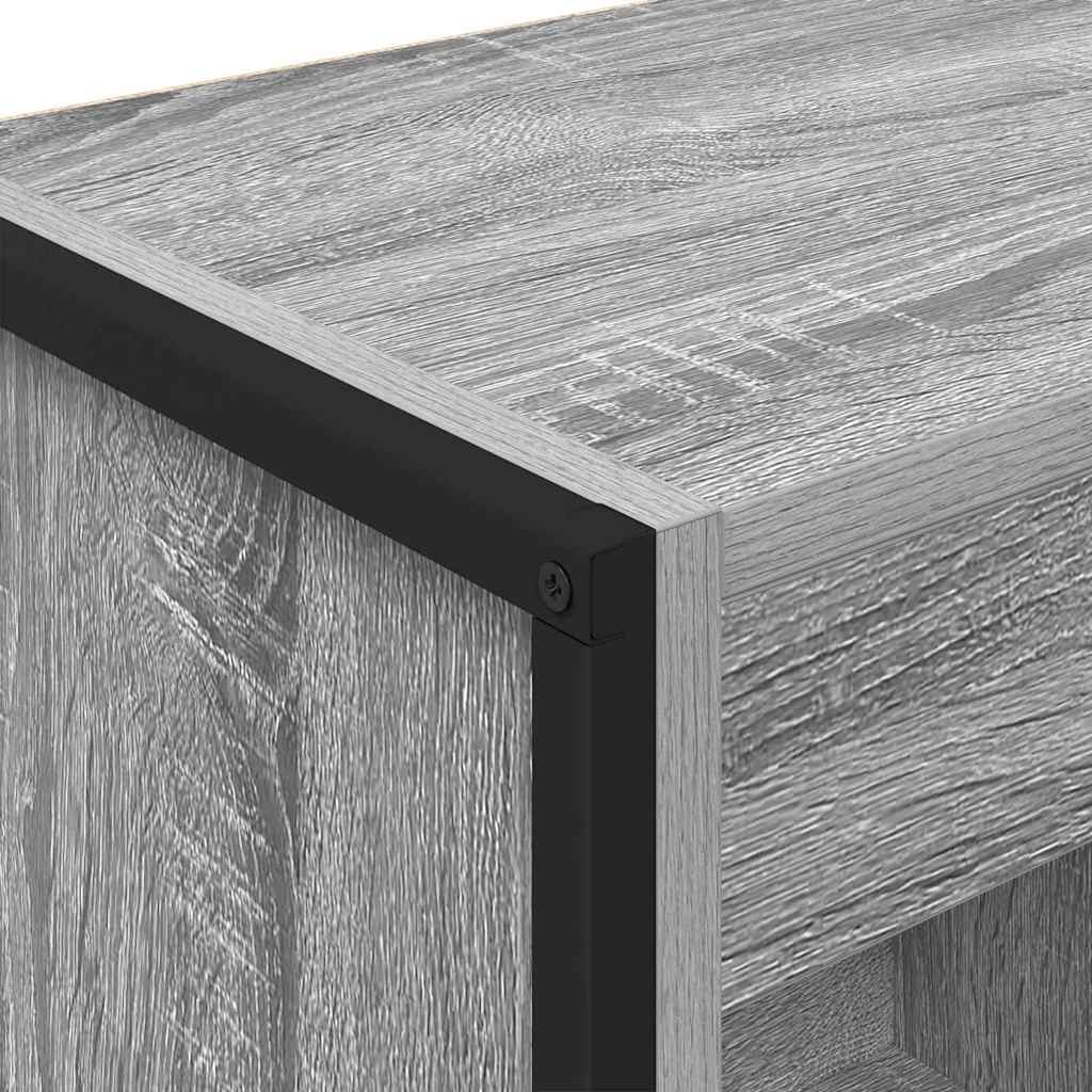 Book Cabinet Grey Sonoma 40 x 30 x 86.5 cm Engineered Wood